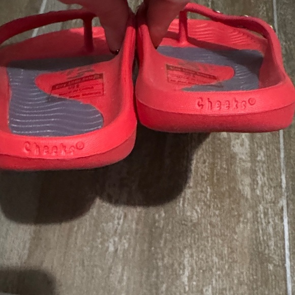 Cheeks Red Health Sandals by Tony Little - Picture 5 of 5